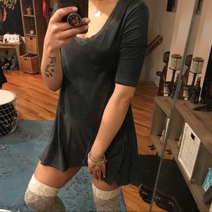 FREE PEOPLE STONEWASH TUNIC